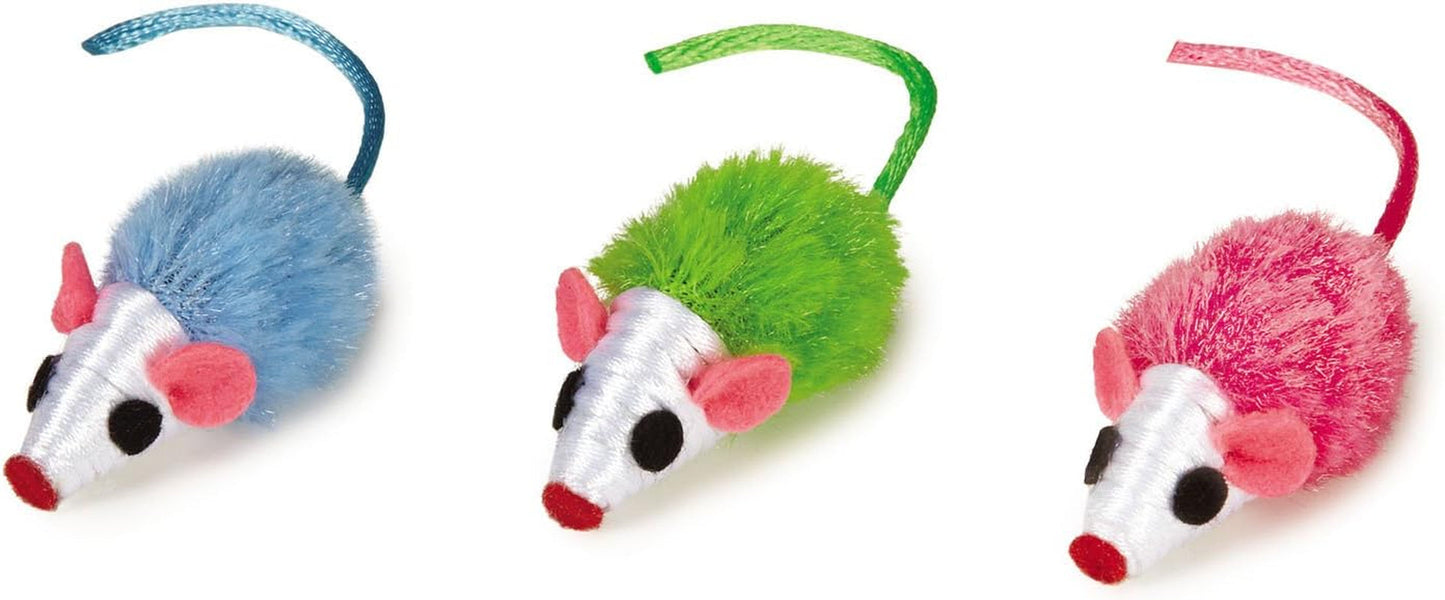Knit Mice, Fur Mice, and Balls Cat Toys, 12-Packs