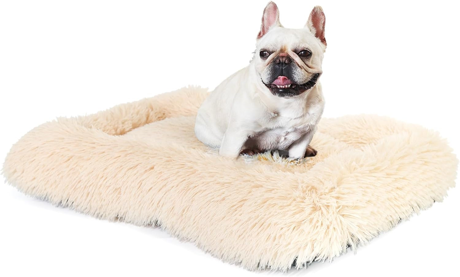 Dog Bed for Crate Washable 30 Inch,Crate Beds for Medium Dogs Calming Sleeping anti Anxiety,30X19 Dog Crate Bed for Kennel Cage Travel Car Truck Rectangle Fluffy Soft Cozy Comfy Comfortable