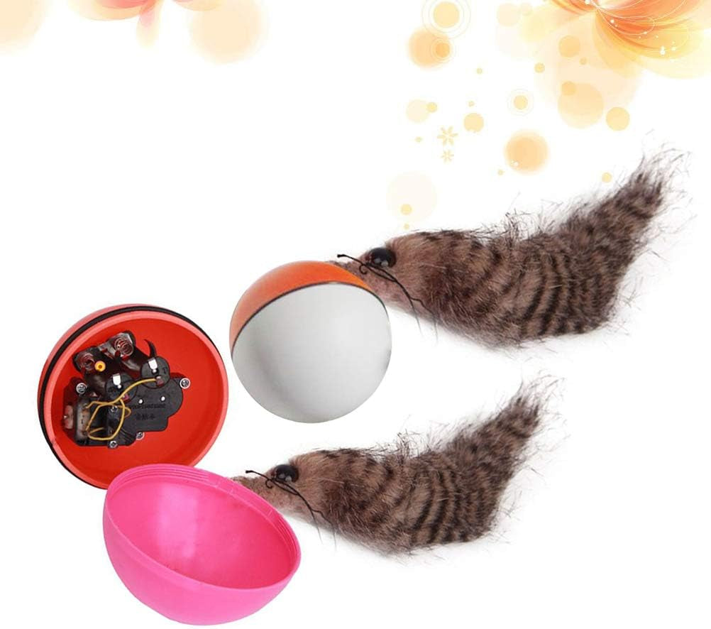 2Pcs Small Dog Toy Cat Toys Kitten Toy Weasel Ball Puppy Dog Toys Pet Puppy Toy Dog Exercise Cat Mouse Toy Cat Mice Toys Kitten Balls Cat Exercise Product Funny Cat