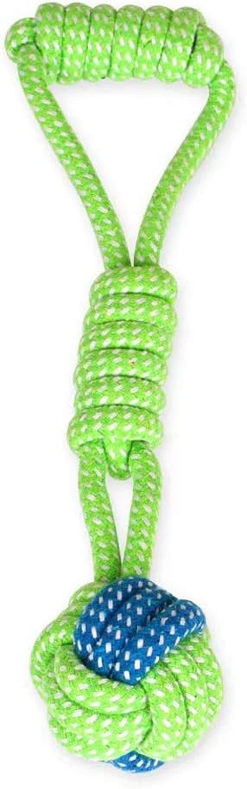 Knotted Woven Pet Dog Toy，Eco-Friendly Cotton Rope Toys, Bite-Resistant Rope Knot Dog Toy，Medium/Small Dogs Toy，Not Suitable for Dogs with Strong Aggressive Chewing