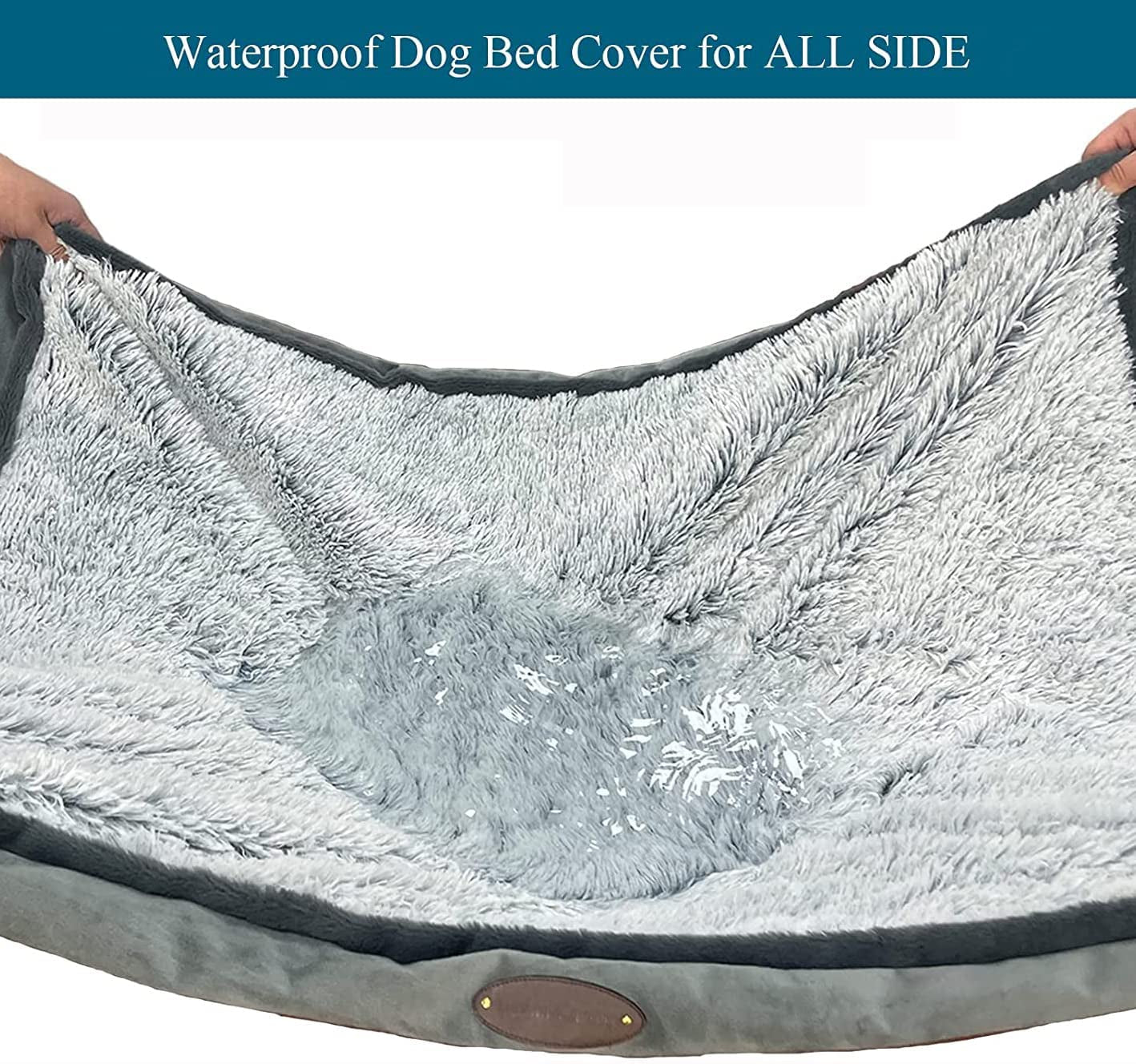 Large Dog Bed for Large Dogs,Dog Beds for Medium Dogs,Waterproof Dog Bed,Soft and Comfortable Plush Dog Mat,Anxiety Comfy Durable Pet Beds with Removable Washable Cover