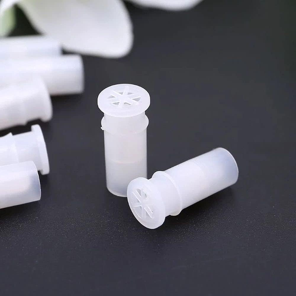 100 Pcs Toy Noise Maker Insert Squeaker, White Noise Maker, DIY Dog Cat Squeakers Toy, BB Whistle Insert Replacement(18.8X6.8Mm 100Pcs)