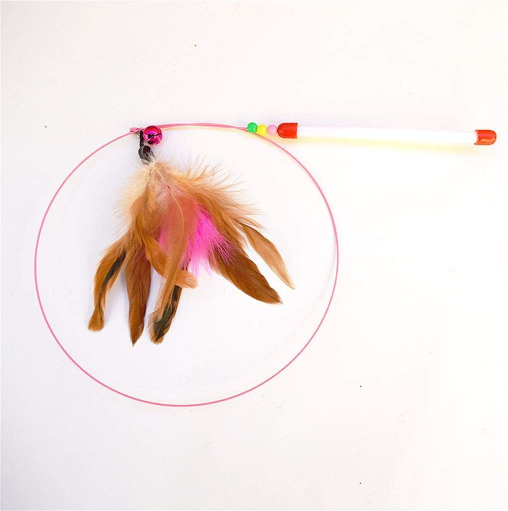 20Pcs Funny Pet Cat Toy, Cat Toys Kitten Toys Assortments Catnip Fish, Interactive Cat Feather Toy, Mylar Crincle Balls, Cotton Mice, Fluffy Mouse Rainbow Balls Bells Toys, for Chewing Playing