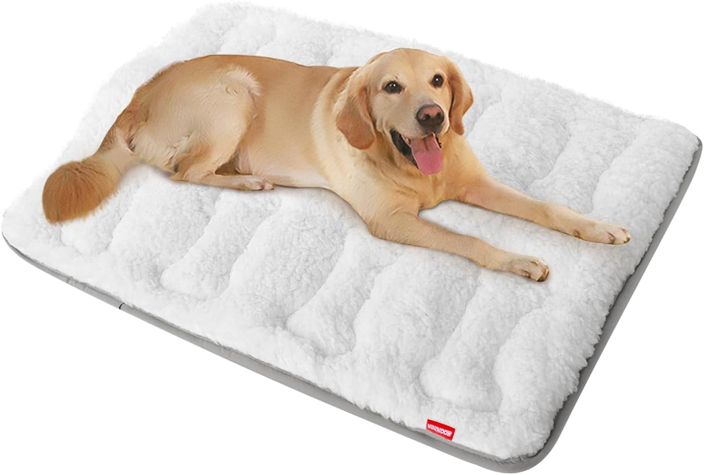 Dog Crate Mat(24" X 18"), Small Dog Bed for Crate, Soft Plush Dog Bed Pad Machine Washable Crate Pad, Dog Sleeping Mat with anti Slip Bottom