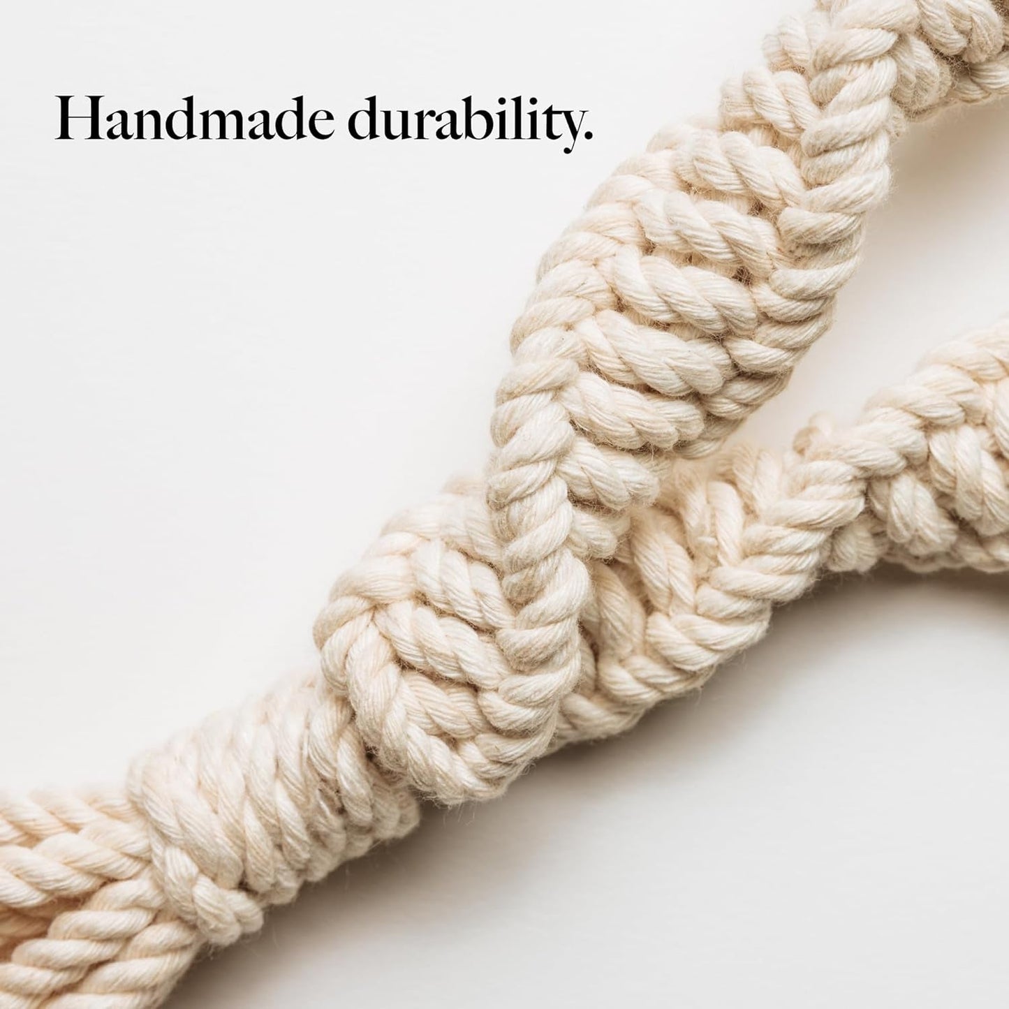 Natural, Non-Toxic Cotton Rope Toys for Small and Medium Dogs | 2-Pack | Durable & Eco-Friendly | Unique Boho Designs with Handle | Interactive Dog Toy