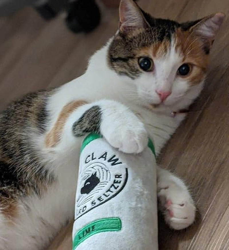 Kitty Claw Cat Toys - Funny Cute Plush Cat Toys with Catnip - Parody Cat Toy (2 Pack) (Original)