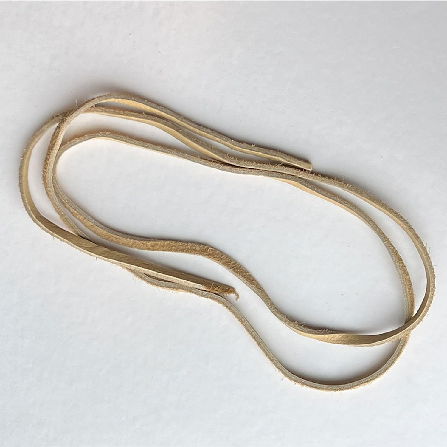 Kitty Leather Fling String - Interactive Cat and Kitten Toy - USA Made, USA Leather (Buffalo Leather on Birch Wand)