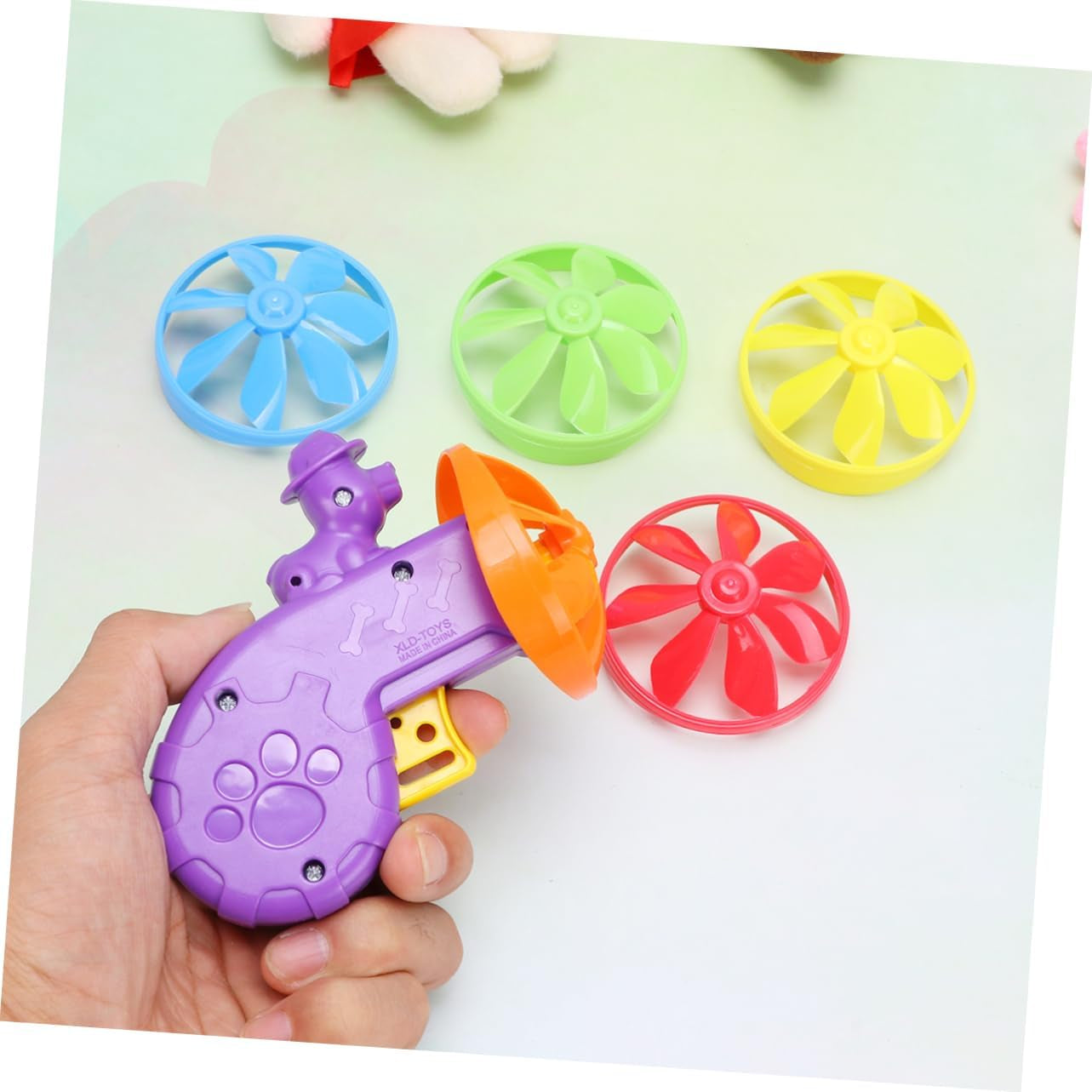 1 Set Interactive Training Dog Toy Kitten Toy Cat Flying Propellers Remote Control Cat Flying Toy for Cats Pet Catch Toy Dog Chasing Toys Child Red Chew