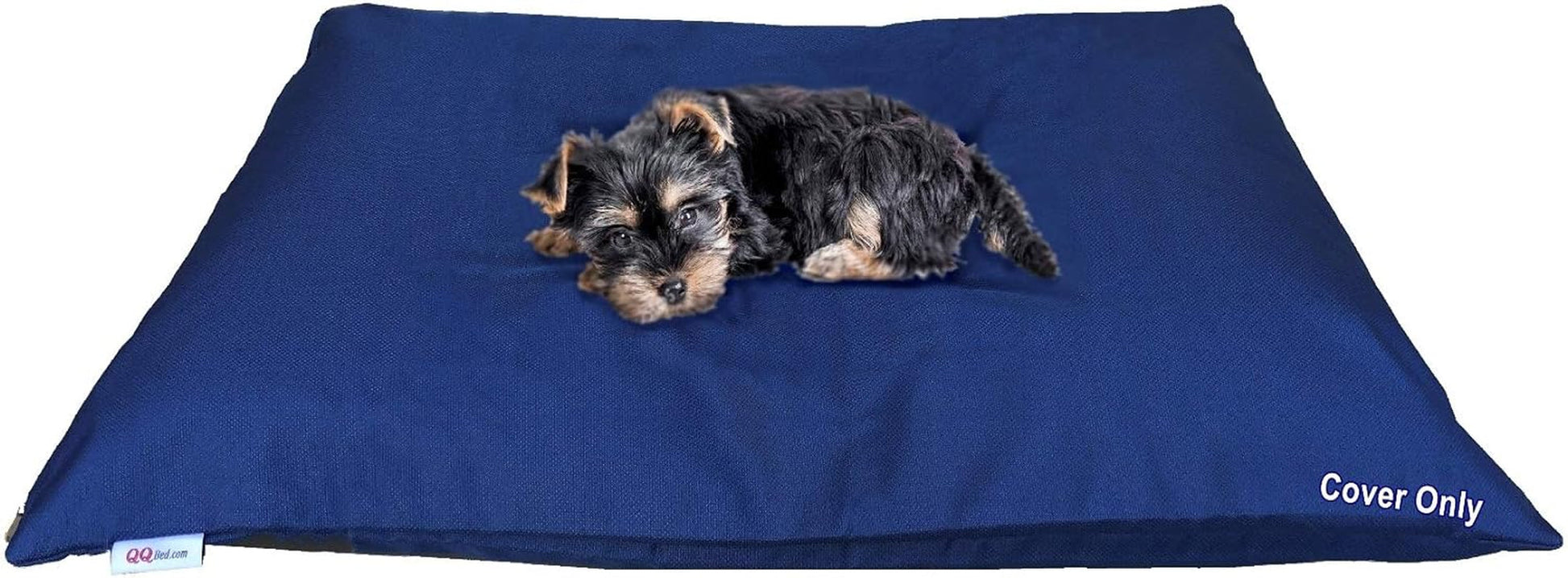 Do It Yourself DIY Pet Bed Pillow Duvet Waterproof Cover for Dog or Cat in Medium 37"X29" Vibrant Rust Color - Cover Only