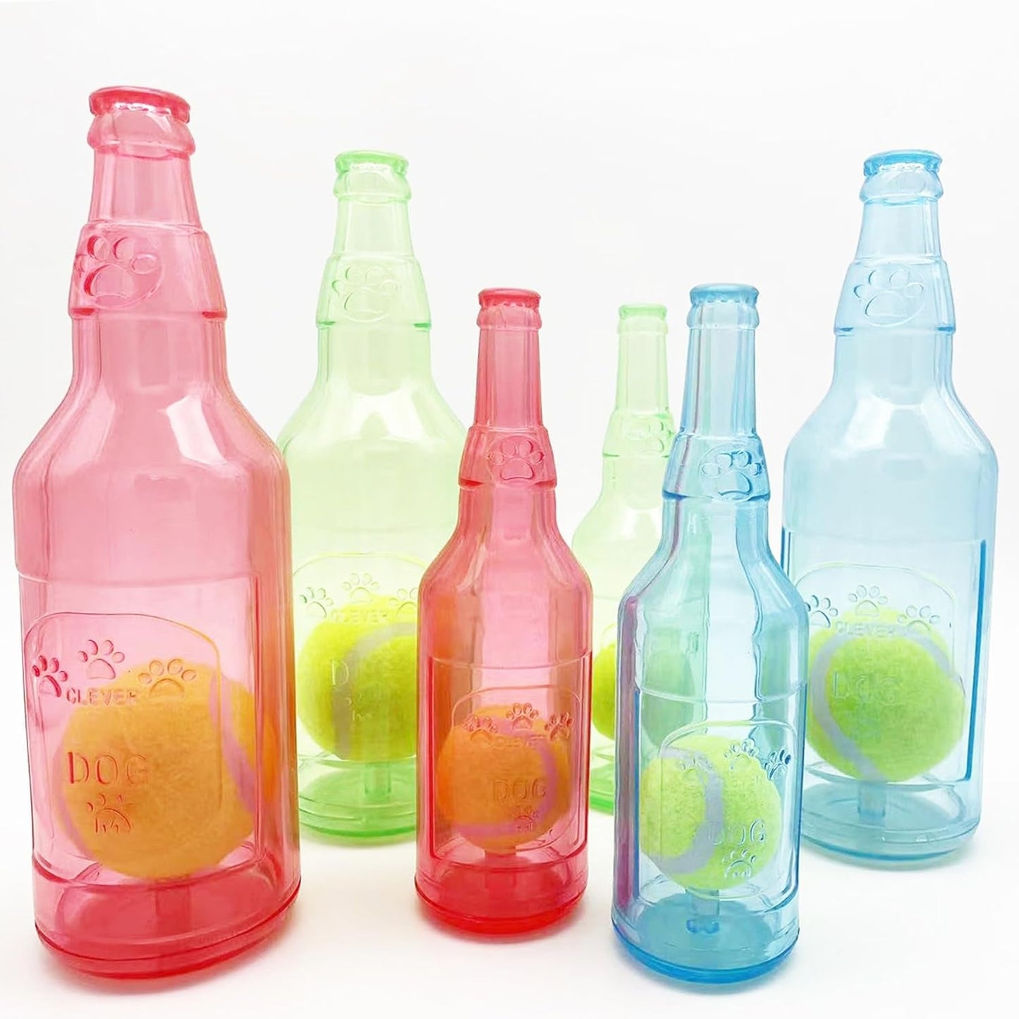 Crunchnplay Bottle Toy,Bottle Chew Toys for Dogs,Water Bottle Toys for Dogs,Dog Toy Water Bottle (Blue)