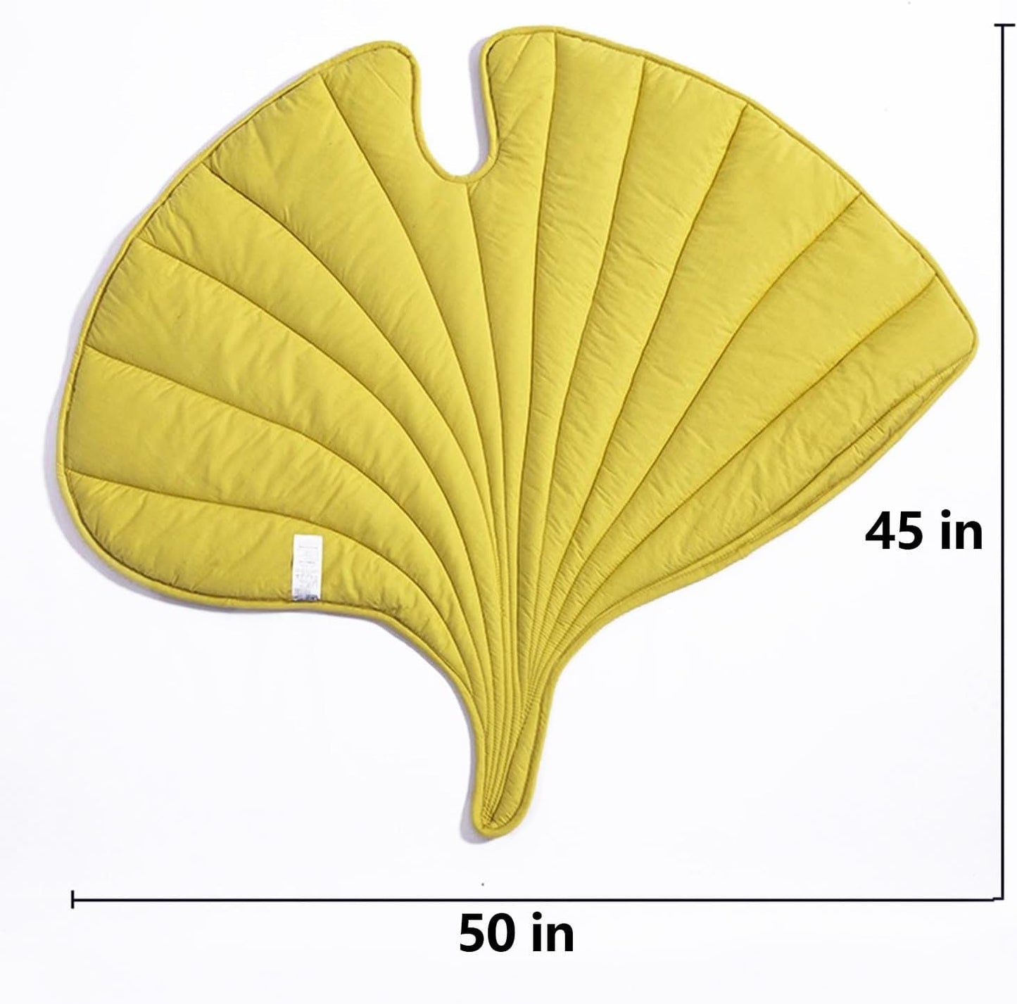 3D Leaves Shaped Pet Blanket Double Sided Leaf Baby Cushion Leaf Shaped Blanket Pet Blanket Cushion for Dog and Cat Yellow Leaf Shaped Warm Soft Washable Cotton Crawling Cushion