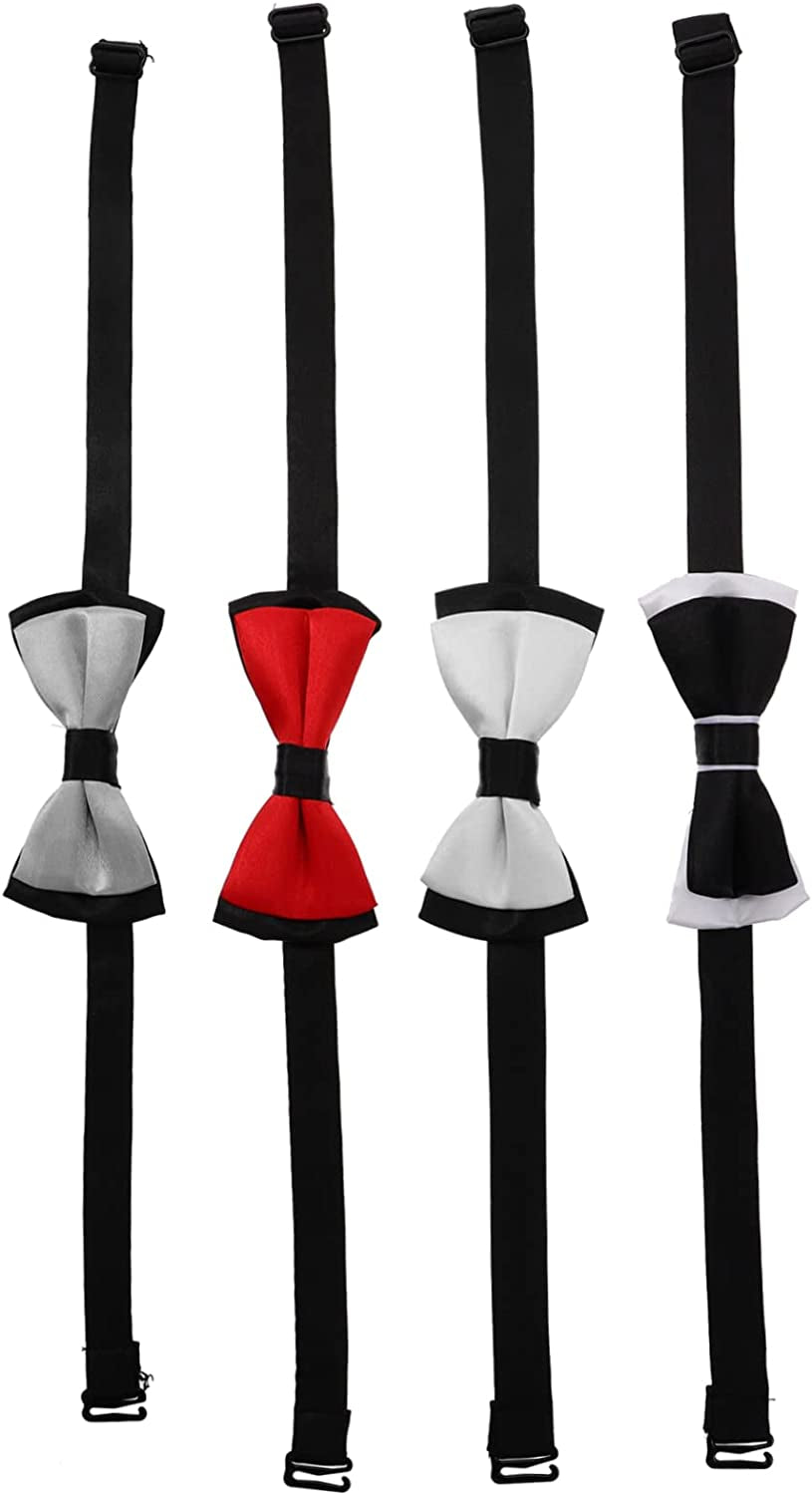 GLSTOY 4Pcs Pet Bow Tie Ornament Ties Kids Scarf Fashion Scarf Cat Tuxedo Ties Puppy Necktie Collar Dogs Grooming Ties Bowties for Puppy Little Puppy Bowties Puppy Collars Ribbon Bib Baby Animals & Pet Supplies > Pet Supplies > Dog Supplies > Dog Apparel GLSTOY As Shown 36X5X2CM 