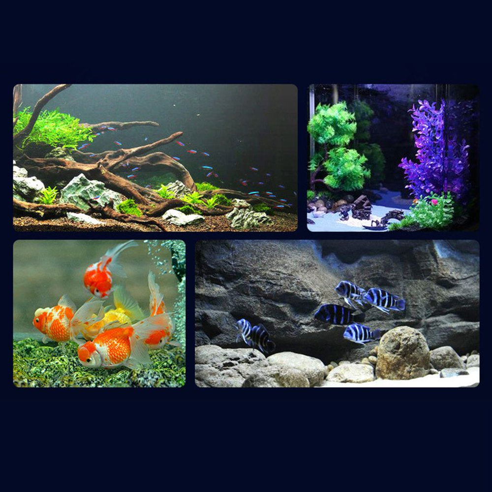 Aquarium Air Bubble Light Fish Tank Air Curtain Bubble Stone Disk with Color Stone Disk with Color Changing LED Decoration Animals & Pet Supplies > Pet Supplies > Fish Supplies > Aquarium Lighting EOTIA   