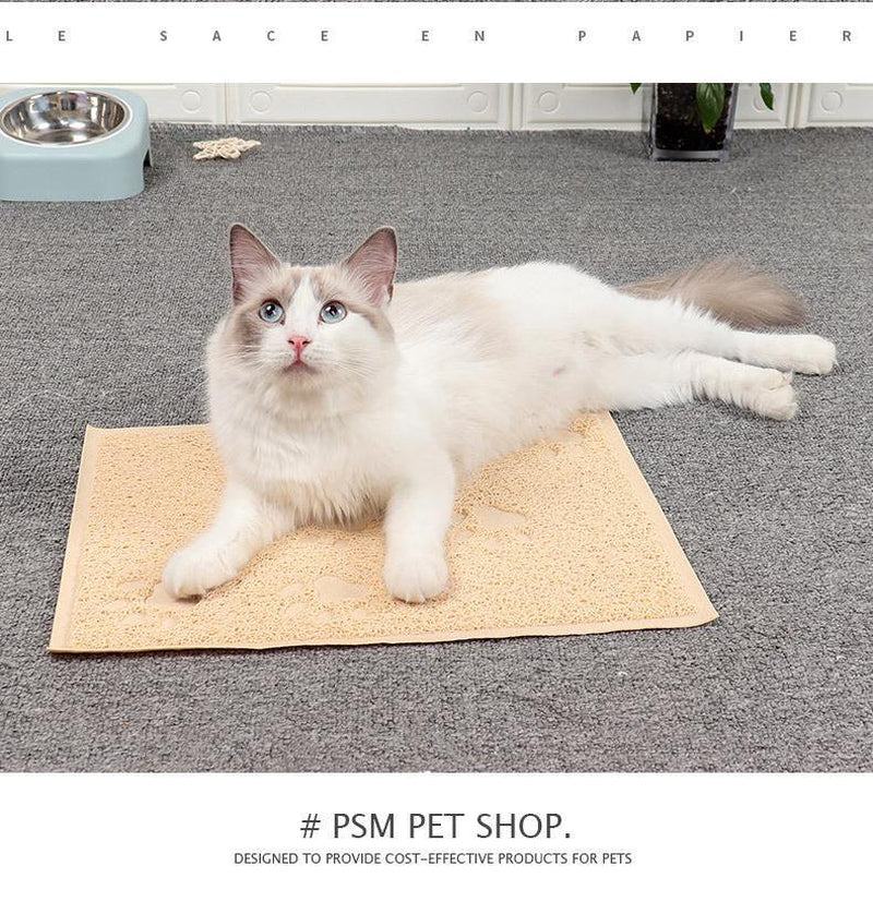 Cat Litter Mat Rectangular Base Plate, Waterproof Cat Litter Mat Accessories Suitable for Cat Litter Box Animals & Pet Supplies > Pet Supplies > Cat Supplies > Cat Litter Box Mats Fovien   