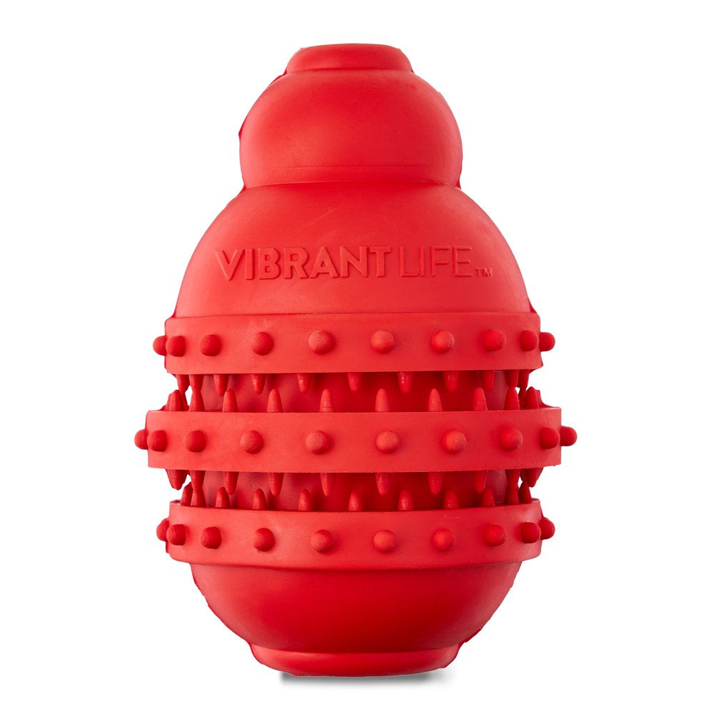 Vibrant Life Treat Buddy Dog Toy, Red, Medium, 5" Animals & Pet Supplies > Pet Supplies > Dog Supplies > Dog Toys Wal-Mart Stores, Inc. M  