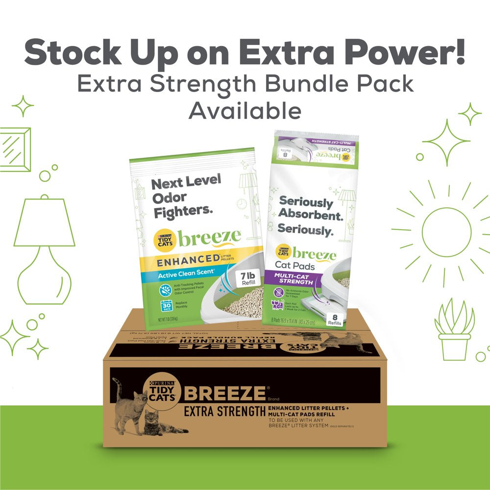 Purina Tidy Cats Breeze Litter System Cat Refill Bundle, 7.91 Lb. Box Animals & Pet Supplies > Pet Supplies > Cat Supplies > Cat Litter Nestlé Purina PetCare Company   