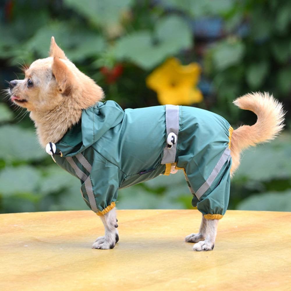 Dog Raincoat Waterproof Rain Coat Clothes for Dogs Outdoor Walking Pets Rainy Wearing Clothing Hoodie Apparel Animals & Pet Supplies > Pet Supplies > Dog Supplies > Dog Apparel 774242030   