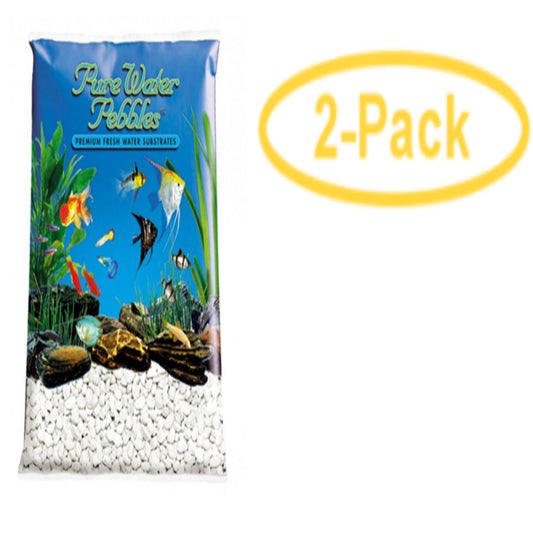 Pure Water Pebbles Aquarium Gravel - Platinum White Frost 5 Lbs (8.7-9.5 Mm Grain)[ PACK of 2 ] Animals & Pet Supplies > Pet Supplies > Fish Supplies > Aquarium Gravel & Substrates Pure Water Pebbles   