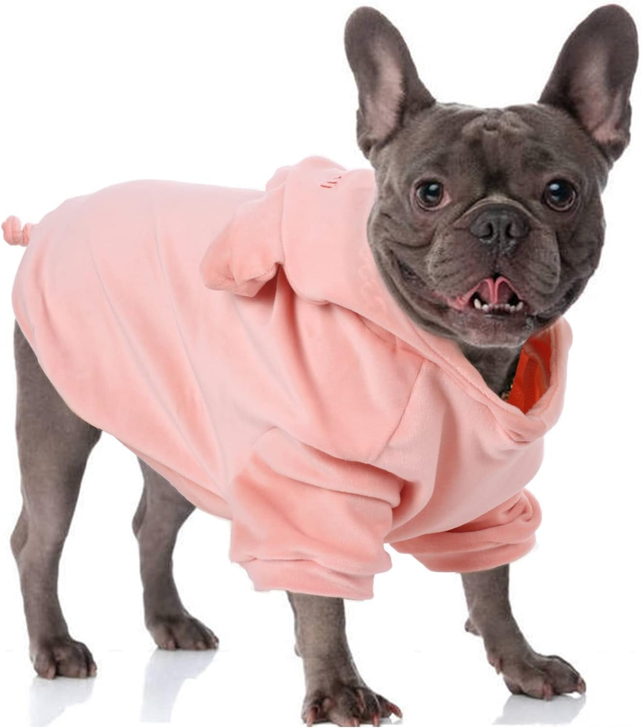 Dog Sweater, Pet Pig Pattern Sweatshirt for Small Dogs Cats, Puppy Hoodie Jacket for Spring, Winter & Autumn, French Bulldog Warm Apparel Outfits, Novel Design Cute Dog Vest Animals & Pet Supplies > Pet Supplies > Dog Supplies > Dog Apparel Zakynuye Medium  