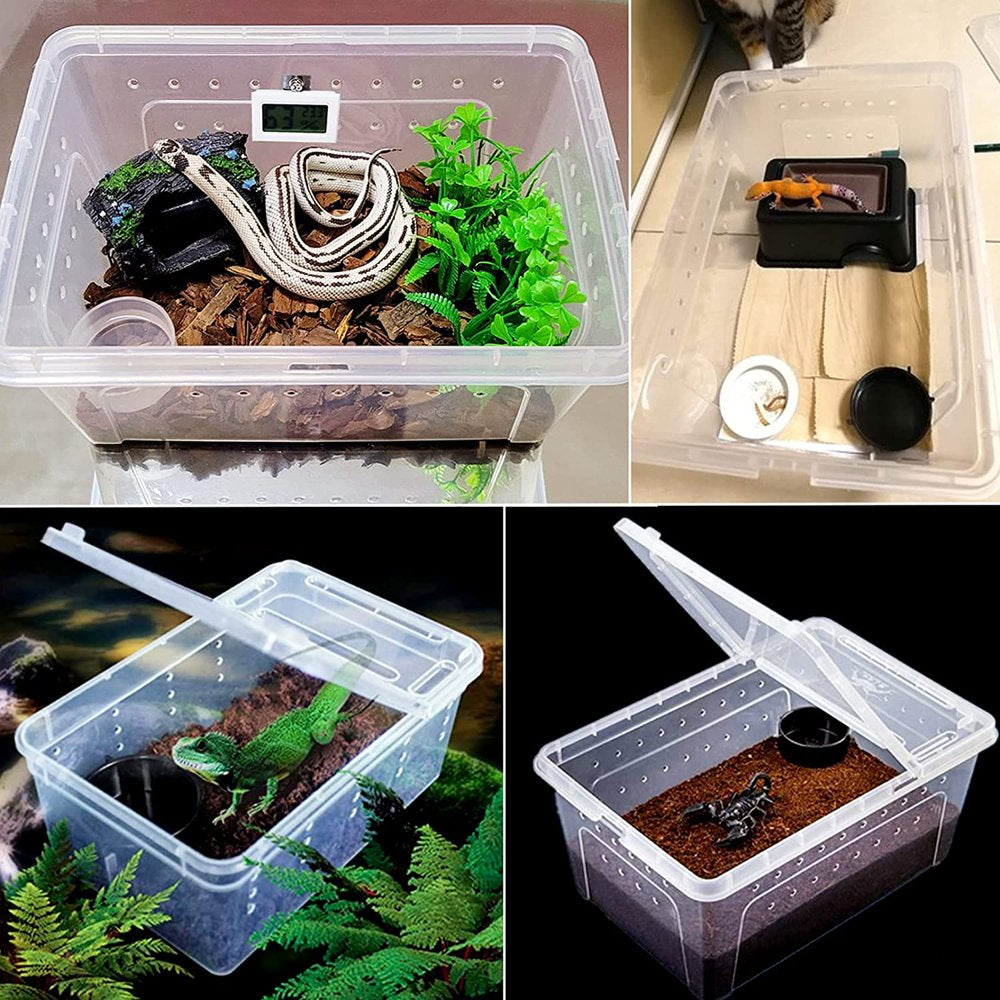 Sunjoy Tech Reptile Breeding Box - Amphibian Insect Reptile Habitat, Snake Turtle Habitat, Reptile Feeding Case for Crayfish Crab Animals & Pet Supplies > Pet Supplies > Reptile & Amphibian Supplies > Reptile & Amphibian Food Sunjoy Tech   