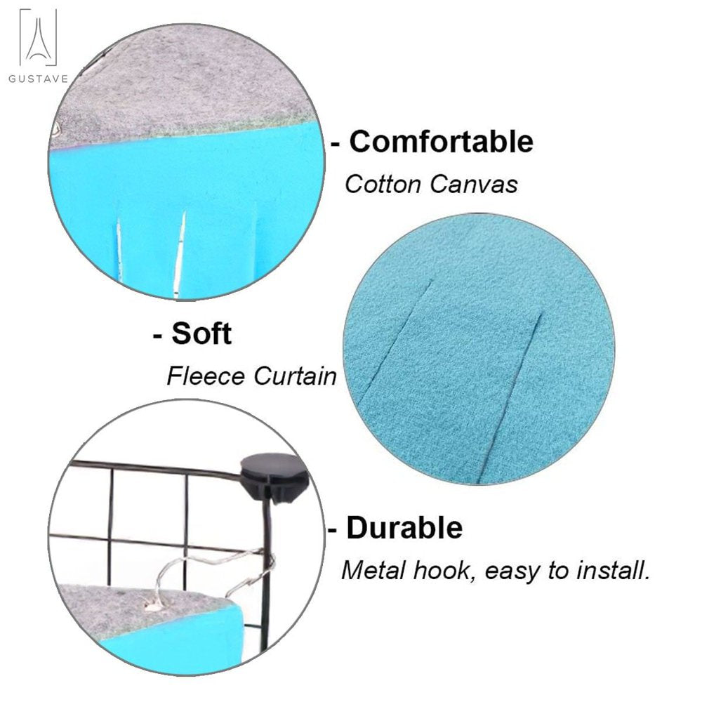 Gustavedesign Small Animal Corner Hideout Corner Cloth Tassels Pet Hideaway Hammock and Sleeping Bed for Pet Guinea Pig Ferret Chinchilla Hedgehog Squirrel Rabbit "Blue Point" Animals & Pet Supplies > Pet Supplies > Small Animal Supplies > Small Animal Bedding Gustave   