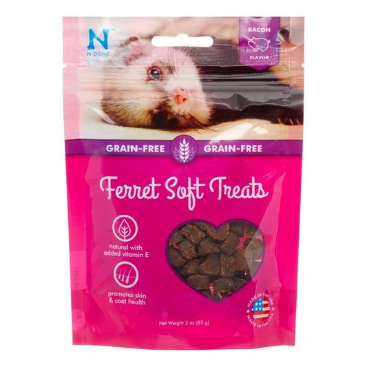 N-Bone Bacon Flavor Ferret Treats, 3-Oz Animals & Pet Supplies > Pet Supplies > Small Animal Supplies > Small Animal Treats N-Bone   