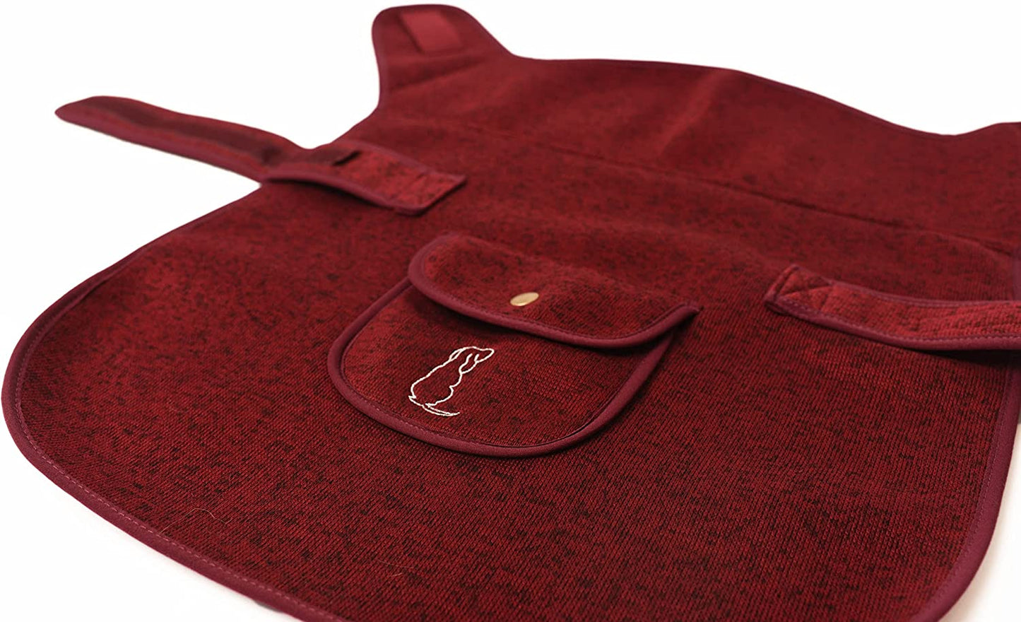 Kendall Wags Dog Winter Coat - Premium Maroon Red Fleece Dog Sweater Vest. Adjustable, Luxury & Soft for Pets of All Breeds and Sizes Large Medium Small Animals & Pet Supplies > Pet Supplies > Dog Supplies > Dog Apparel Kendall Wags   