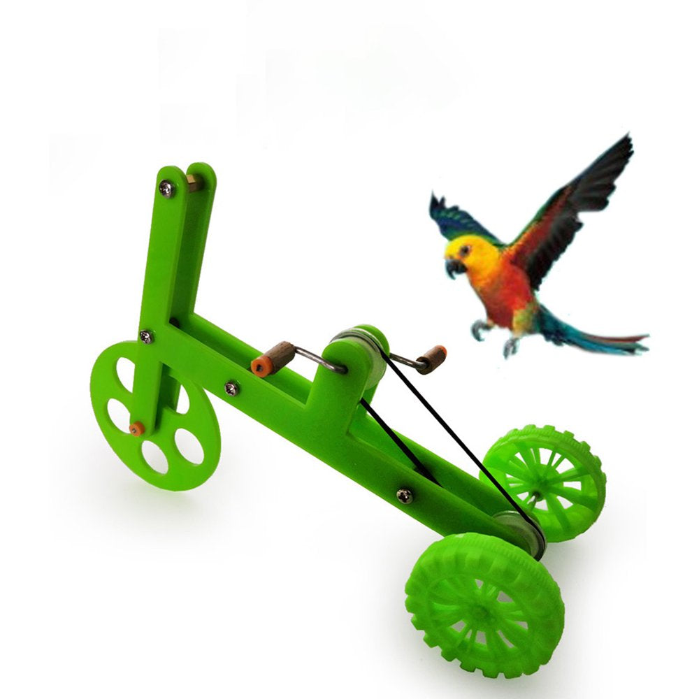 Visland Bird Training Parrot Bike Toy with Funny Design Intelligence Toys for Pet, Parrot, Bird