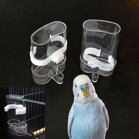 Meidiya 2Pcs Parakeet Bird Water Dispensers,No Mess Parrot Feeder Parakeet Waterer Cockatiel Cage Accessories,Automatic Feeding for Budgies Finch Canaries Lovebirds Animals & Pet Supplies > Pet Supplies > Bird Supplies > Bird Cage Accessories Meidiya   