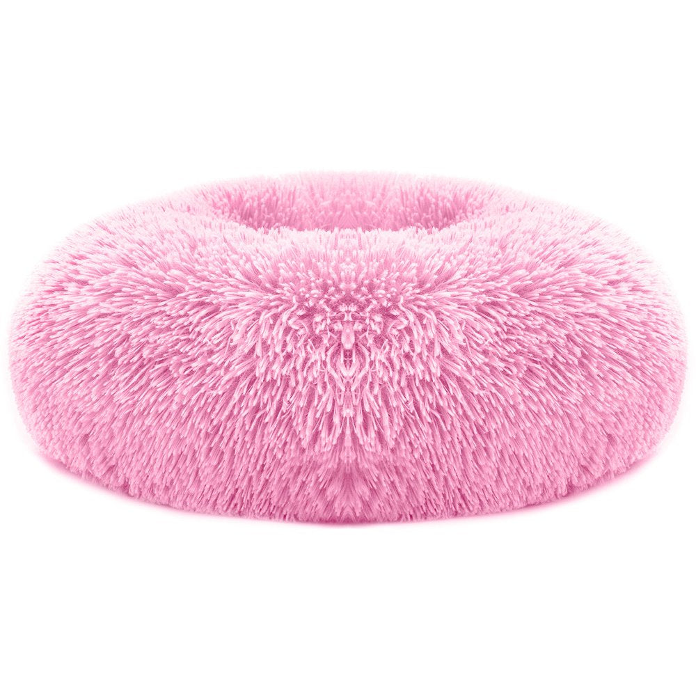 Imountek Pet Dog Bed Soft Warm Fleece Puppy Cat Bed Dog Cozy Nest Sofa Bed Cushion for Dog Pink L Animals & Pet Supplies > Pet Supplies > Cat Supplies > Cat Beds iMounTEK   