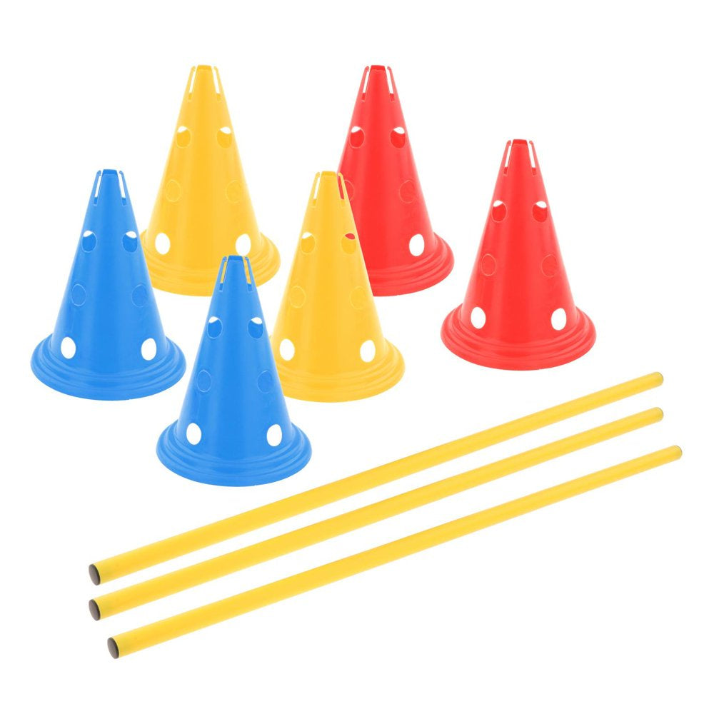 Hurdle Cones Course Obedience Jump Hoop Pole Equipment Agility Slalom Training Multifunctional Dogs Jump Obstacle for Exercise Jump Training Animals & Pet Supplies > Pet Supplies > Dog Supplies > Dog Treadmills perfeclan   