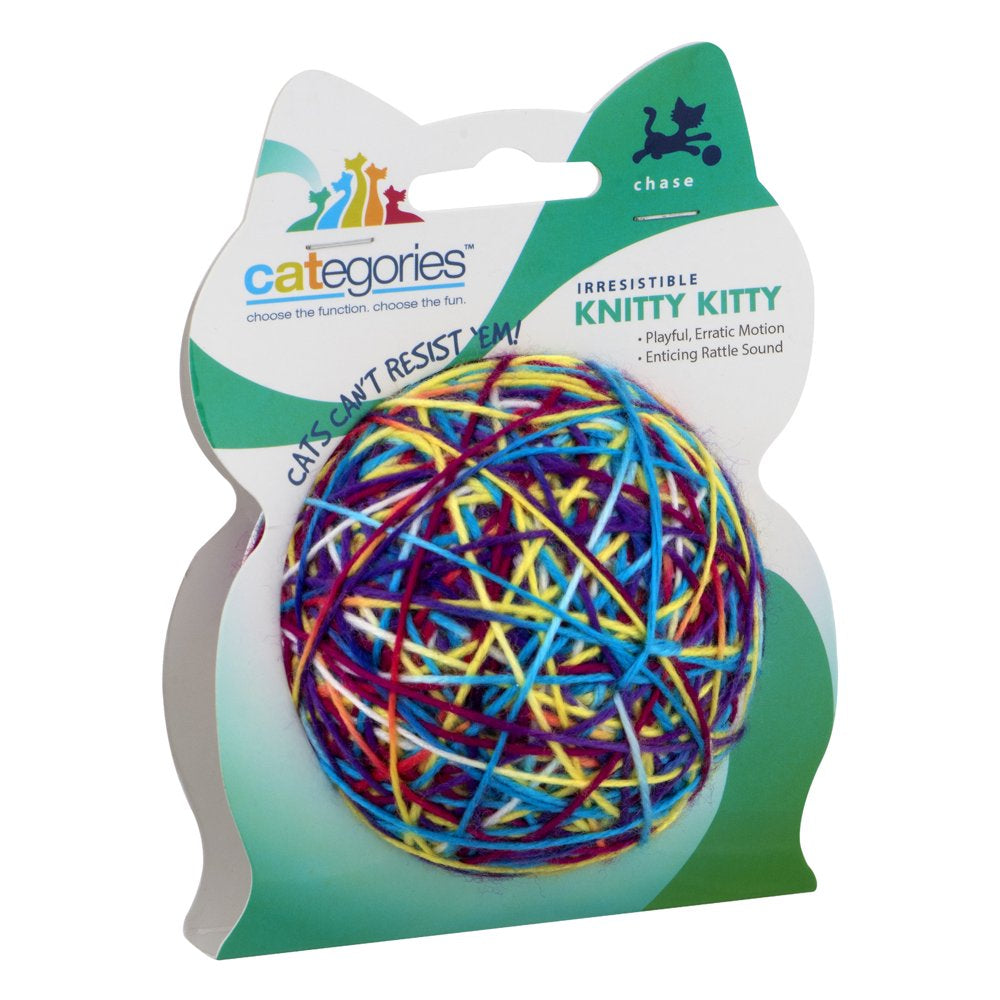 CATEGORIES Knitty Kitty Ball Cat Toy Animals & Pet Supplies > Pet Supplies > Cat Supplies > Cat Toys R2P Group, Inc.   