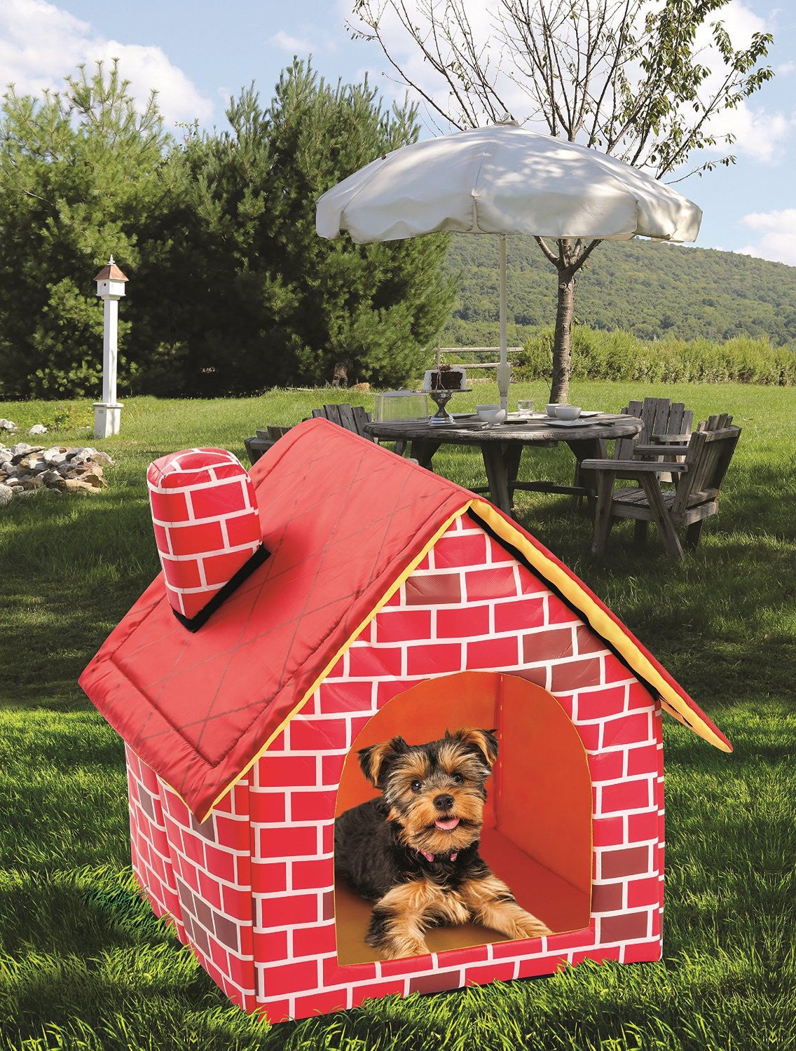 Bowake Foldable Dog House Small House Pet Bed Tent Cat Kennel Indoor Portable Trave Animals & Pet Supplies > Pet Supplies > Dog Supplies > Dog Houses Bowake   