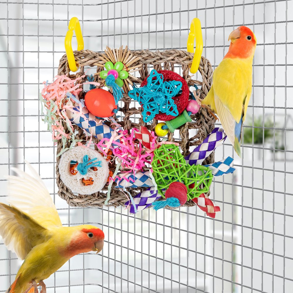 Foraging Wall Bird Toys Climbing Net for Exercise IQ Simulation for Parakeets Animals & Pet Supplies > Pet Supplies > Bird Supplies > Bird Toys Bydezcon   