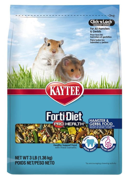 Kaytee Forti-Diet Pro Health Hamster & Gerbil Food 3 Lbs[ PACK of 2 ] Animals & Pet Supplies > Pet Supplies > Small Animal Supplies > Small Animal Food Kaytee   