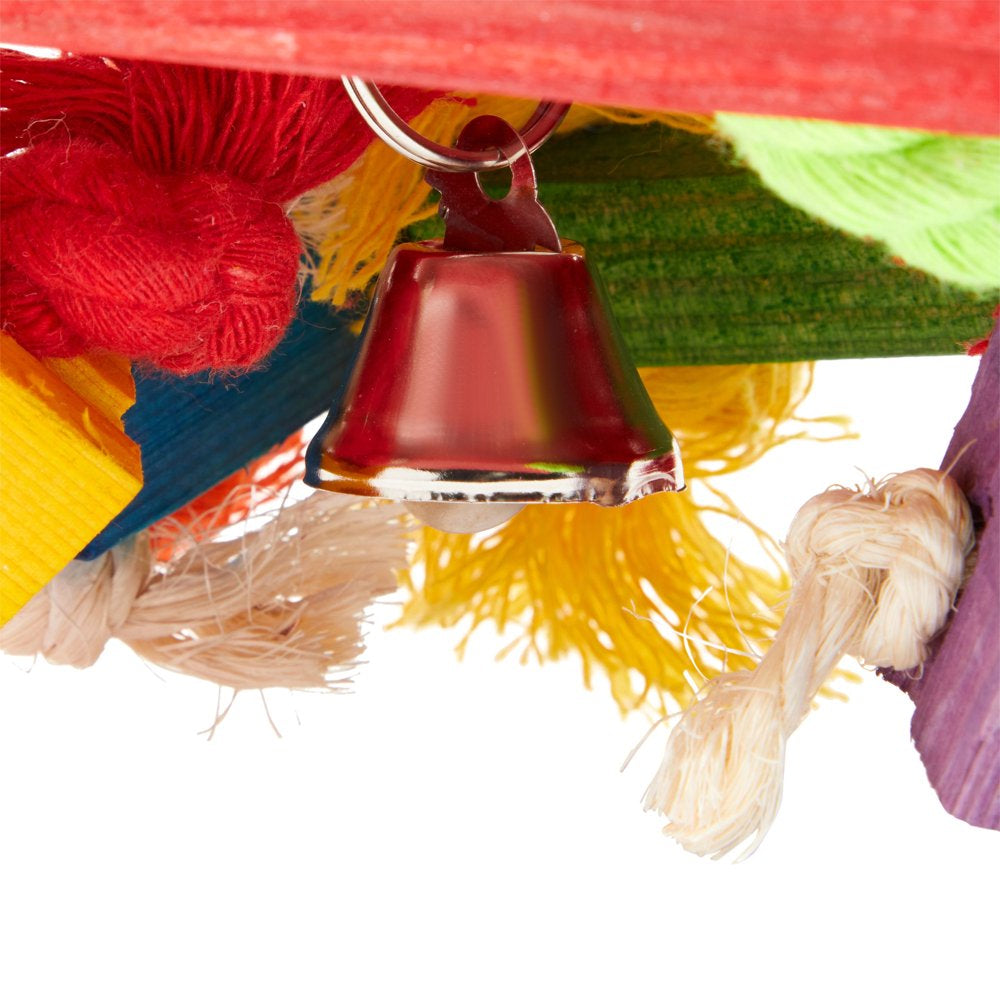 Large Bird Toy for Parrots & Parakeets Chewing, Colorful Cage Accessories for Pet Playing, 3.7 X 20 In Animals & Pet Supplies > Pet Supplies > Bird Supplies > Bird Toys Juvo Plus   