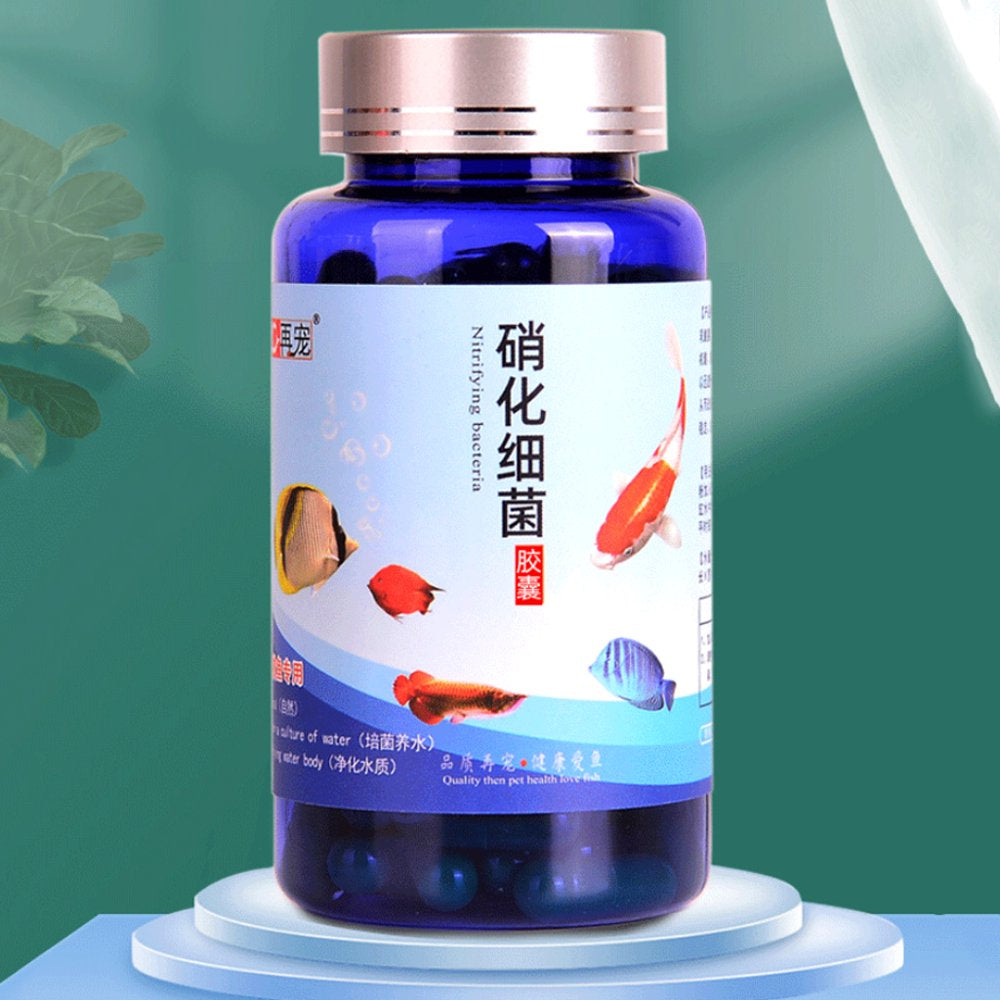 TINYFULL 20/30/50/80/100 Pcs Aquarium Nitrifying Bacteria Concentrated Capsule Fish Tank Pond Cleaning Fresh Water Supply Animals & Pet Supplies > Pet Supplies > Fish Supplies > Aquarium Cleaning Supplies TINYFULL   