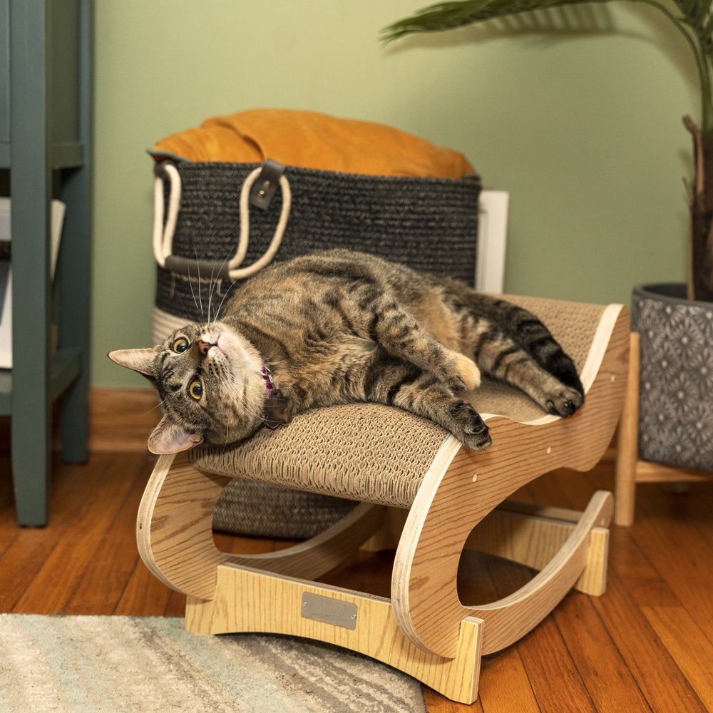 Armarkat Cat Swing Chair, Cat Sofa Bed, Cat Swing Bed for Cats, Cat Rolling Scratcher, Solid Wood Scratcher, S1302 Animals & Pet Supplies > Pet Supplies > Cat Supplies > Cat Beds Aeromark International Inc   