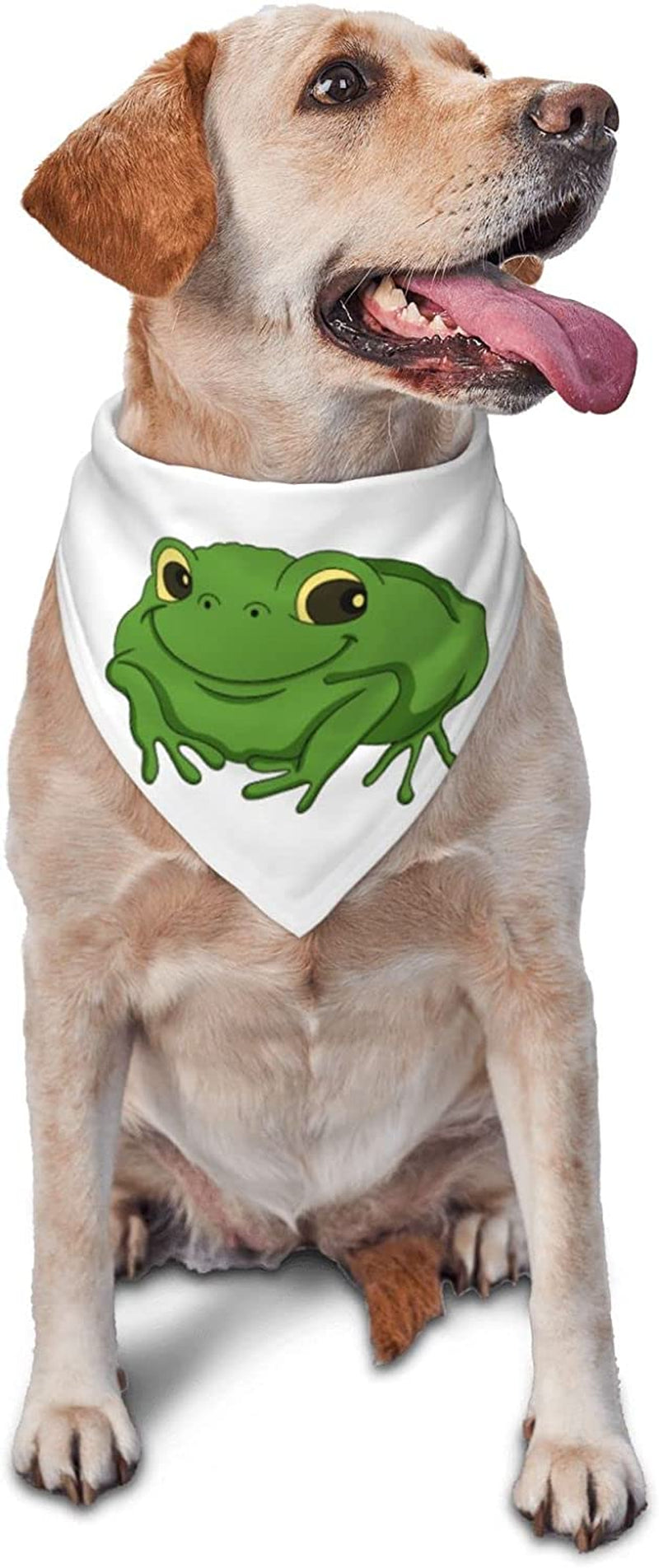 Cute Little Toad Pet Dog and Cat Decorative Triangle Scarf,Dog Bandana,Breathable and Stain Resistant. Animals & Pet Supplies > Pet Supplies > Dog Supplies > Dog Apparel ZALTAS   