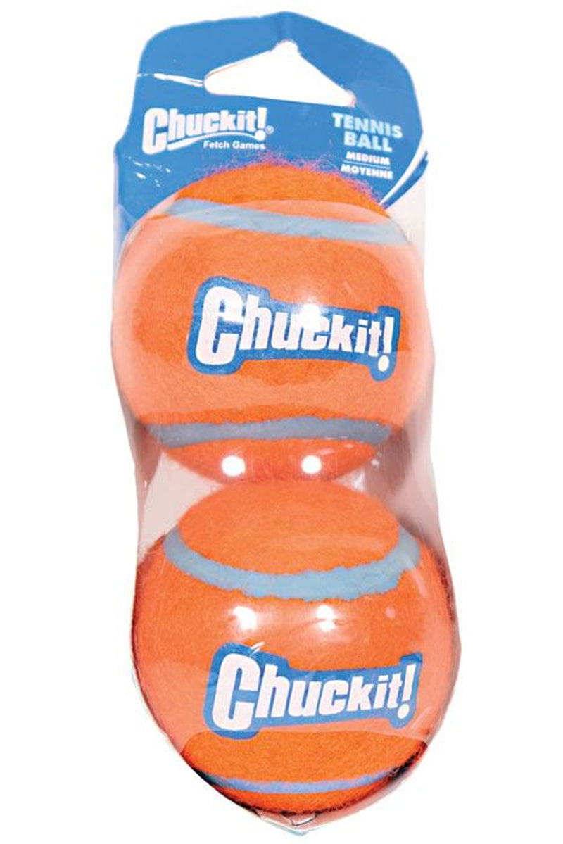 Chuckit! Floating Tennis Ball Dog Toy, Large, 2 Count Animals & Pet Supplies > Pet Supplies > Dog Supplies > Dog Toys Doskocil Manufacturing Co Inc   