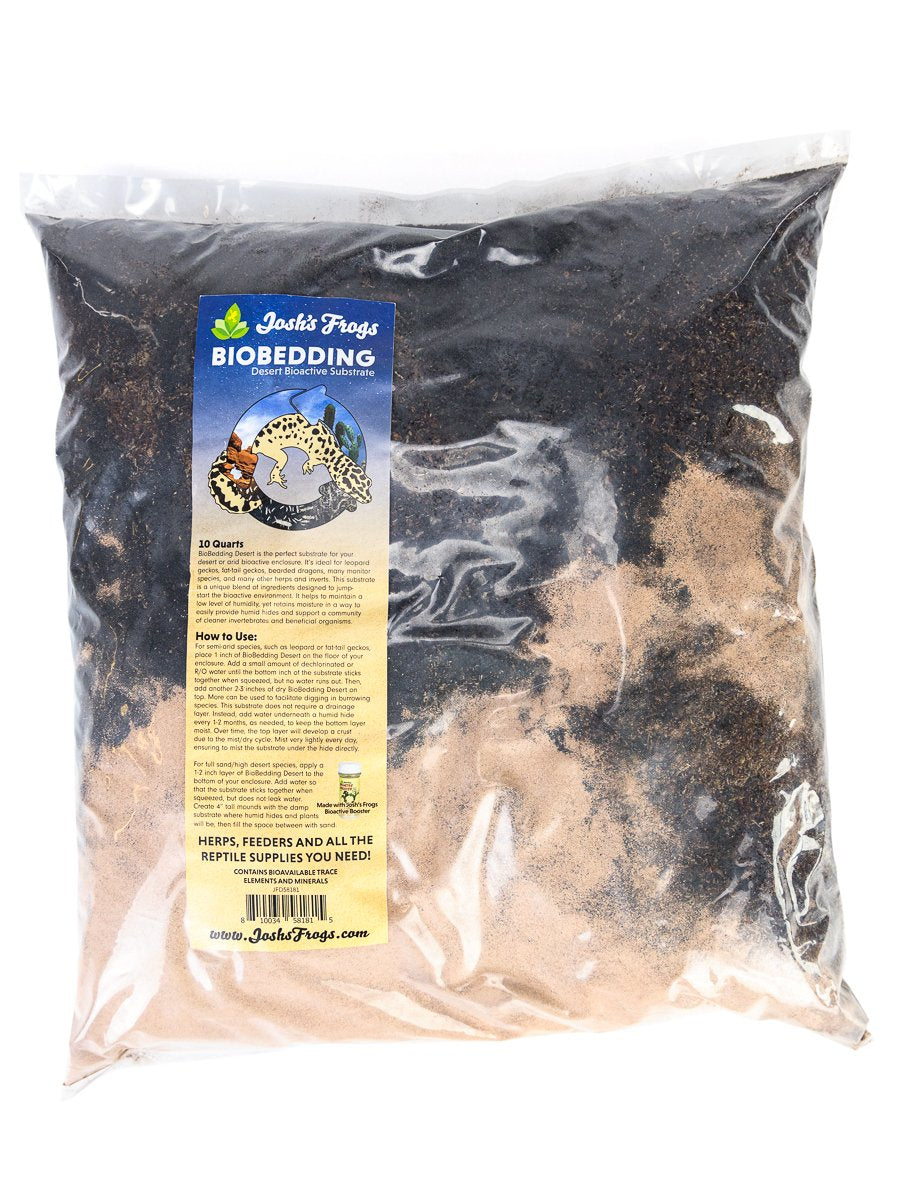 Josh'S Frogs Biobedding Desert Bioactive Substrate (4 Quarts) Animals & Pet Supplies > Pet Supplies > Fish Supplies > Aquarium Gravel & Substrates Josh's Frogs 10 Quart  