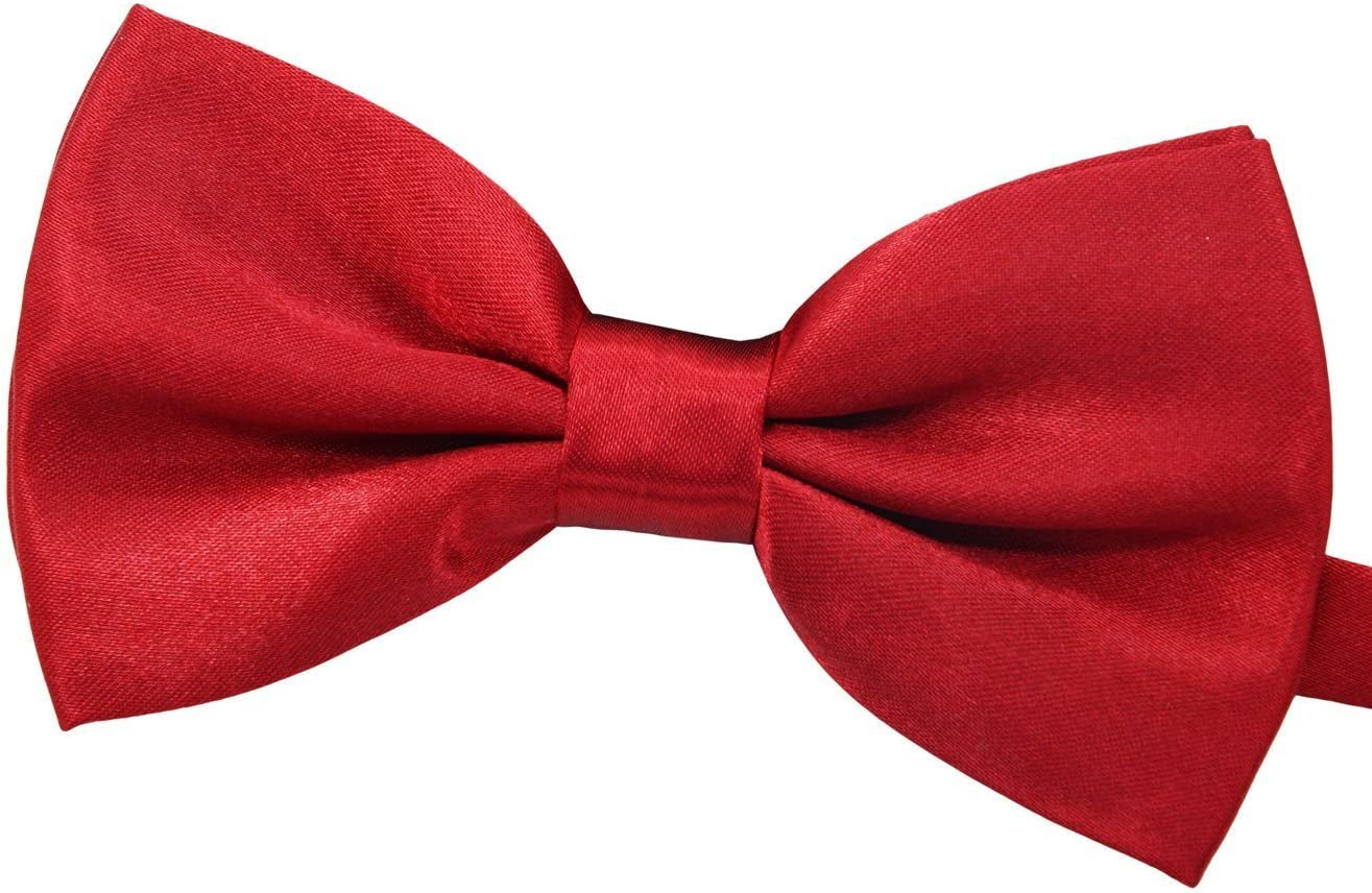 Amajiji® Formal Dog Bow Ties for Medium & Large Dogs (D115 100% Polyester) (Red Wine) Animals & Pet Supplies > Pet Supplies > Dog Supplies > Dog Apparel Amajiji Red wine  