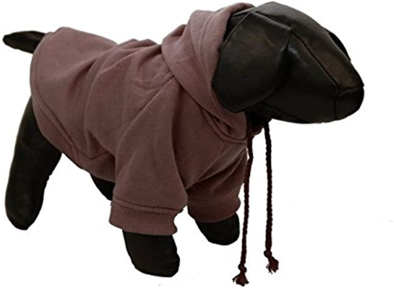 Pet Life ® Hooded Dog Sweater Made with Soft and Premium Plush Cotton - Dog Hoodie Pet Sweater Features Hook-And-Loop Closures for Easy Access and Machine Washable Animals & Pet Supplies > Pet Supplies > Dog Supplies > Dog Apparel Pet Life Brown MD 