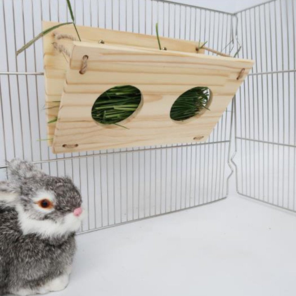 Hay Feeder Rabbit Pet Hay Manger Rack Holder Hamster Food Dispenser Hamster Feeder for Guinea Pigs Hamsters Bunny Animals & Pet Supplies > Pet Supplies > Small Animal Supplies > Small Animal Food Firlar   