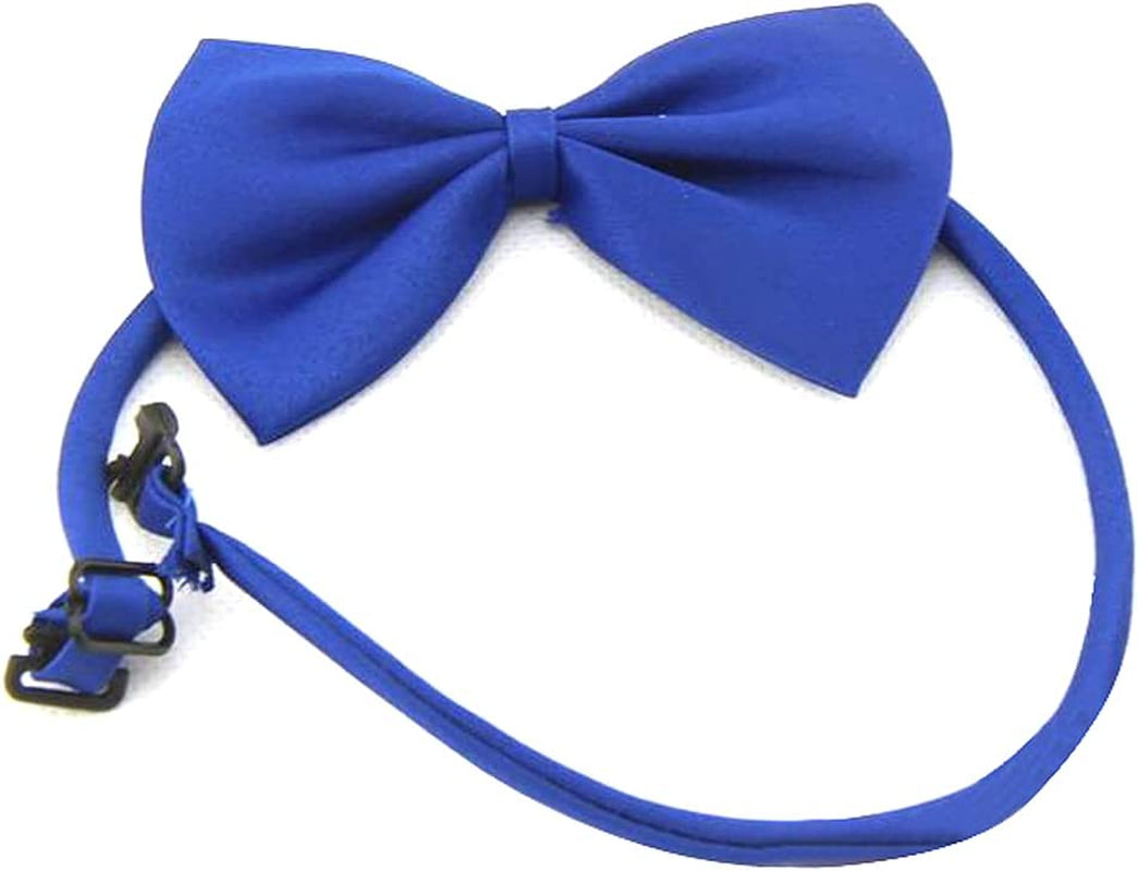 ULTECHNOVO Dog Bow Tie for Large Dogs, Adjustable Formal Dog Bowtie Collars for Medium Large Pet Cat Dog Christmas Wedding Birthday Graduation Holiday Homecoming Grooming Neck Bows Animals & Pet Supplies > Pet Supplies > Dog Supplies > Dog Apparel ULTECHNOVO Blue  