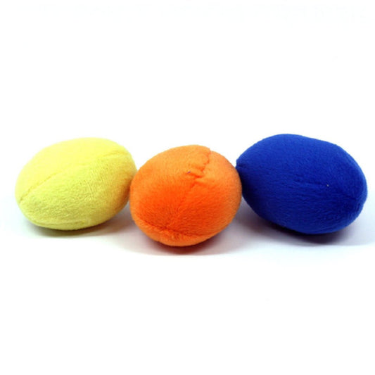 Outward Hound Squeakin' Eggs Plush Replacement Dog Toys, 3 Pack, Multi, One-Size Animals & Pet Supplies > Pet Supplies > Dog Supplies > Dog Toys Outward Hound Eggs  