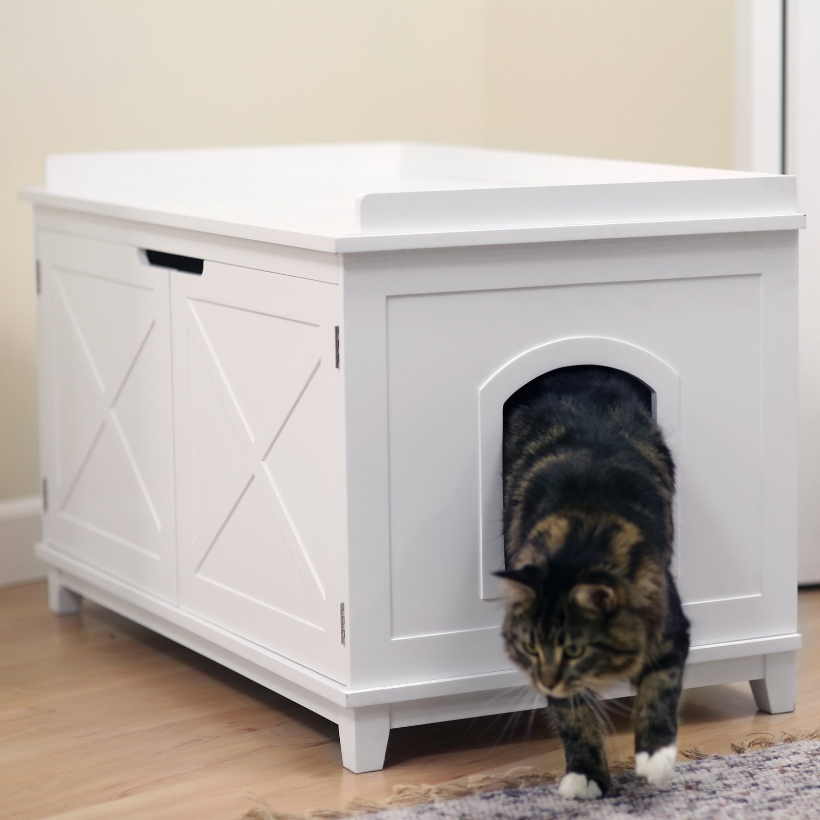 Boomer & George Hampton Cat Washroom Box - Black Animals & Pet Supplies > Pet Supplies > Cat Supplies > Cat Furniture Merry Products   