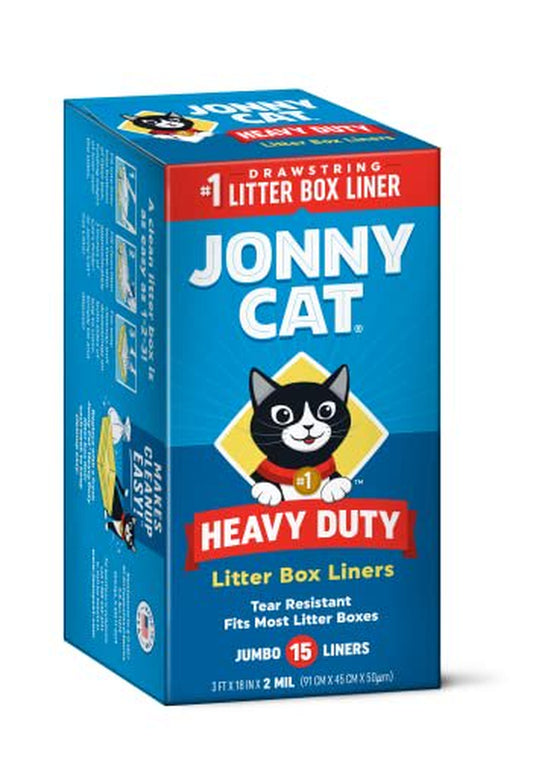 Jonny Cat Heavy Duty Litter Box Liners, Jumbo, 15Ct Animals & Pet Supplies > Pet Supplies > Cat Supplies > Cat Litter Box Liners JONNY CAT   
