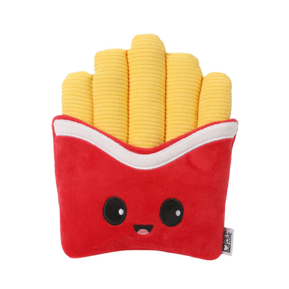 Pet Zone Frenchie Fries 2 in 1 Pocket Plush Squeaky Dog Toys for Small Dogs Animals & Pet Supplies > Pet Supplies > Dog Supplies > Dog Toys Our Pets   