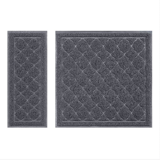 Unipaws Cat Litter Trapping Mat, Litter Box Scatter Control Pad Animals & Pet Supplies > Pet Supplies > Cat Supplies > Cat Litter Box Mats Unipaws   